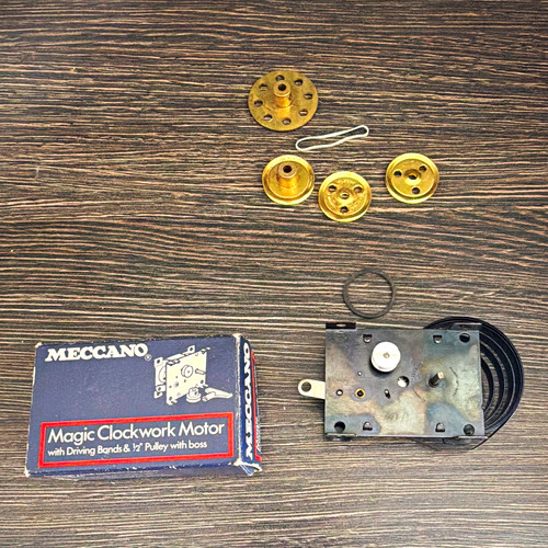 Meccano magic clockwork motor - clockwork,