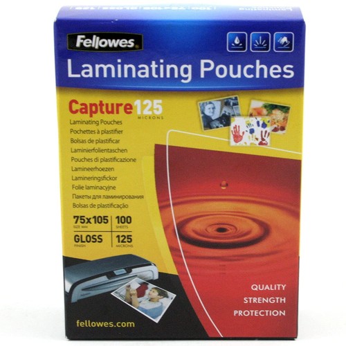 Fellowes laminating pouches - fellowes,