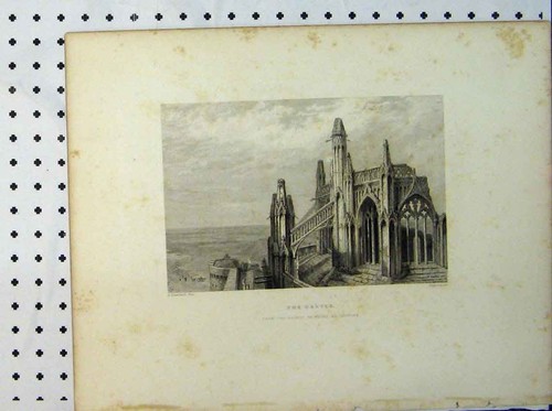 Old antique print - print, greves