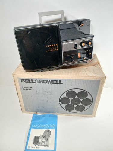 Bell howell projector - &, with