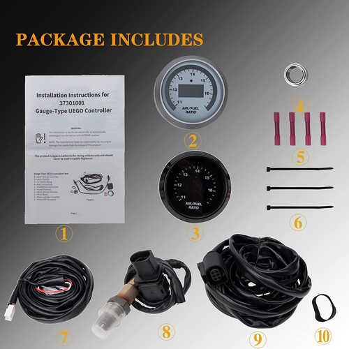 52mm wideband afr gauge kit - 52mm,