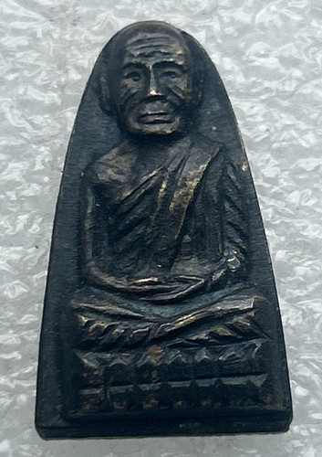 Thai buddha brass - brass, amulet