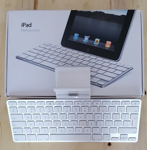 Vintage silver aluminium apple - vintage,
