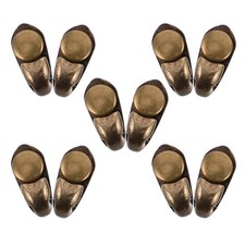 10pcs Metal Boot Lace Hooks Industrial Shoes Hooks For Hiking Climbing Shoes Rep