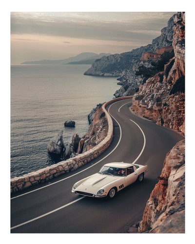 Scenic coastal drive wall art - scenic,
