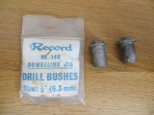Two Record Drill Bushes for