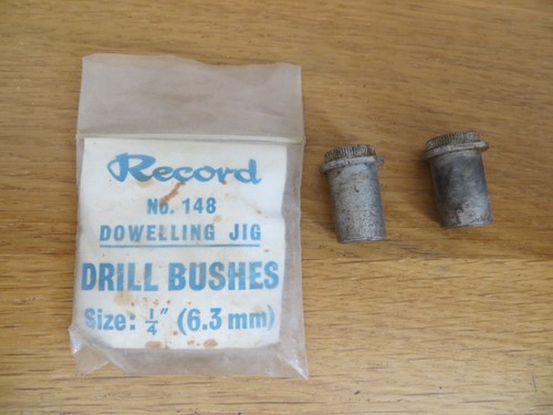 Two record drill bushes for - drill,