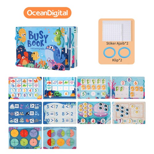 Maths learning reusable book - learning,