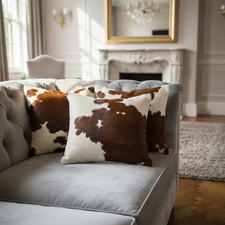 2 x Real Cowhide Hair on