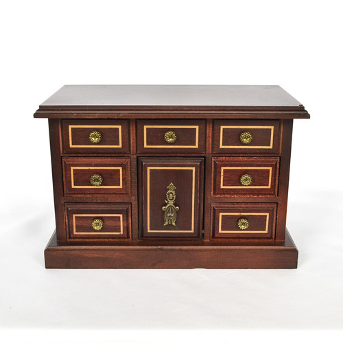 Vintage retro wooden chest - wooden, of