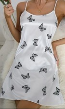 Women's Satin Silk Nightdress Lingerie Sleepwear