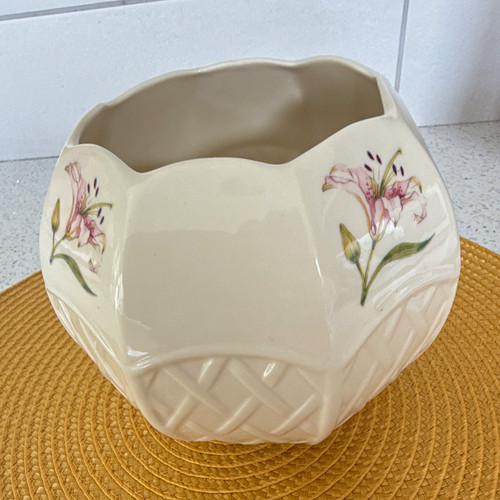 Belleek country trellis pink - belleek,