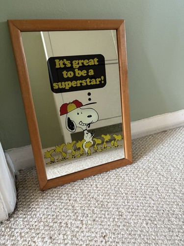 Vintage snoopy mirror - mirror, picture