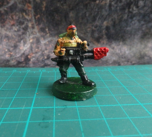 Catachan jungle fighter with - jungle,