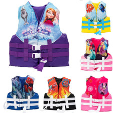 Kids Girls Life Aid Jacket Adjustable Swimming Floating Zip Vest Buoyancy Safety