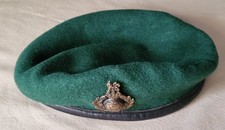 Royal Marines Green Beret With King's Crown On Cap Badge