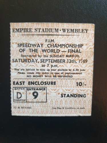 Speedway world final 1969 - speedway,
