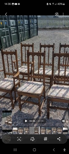 Ercol dining chairs - 6,