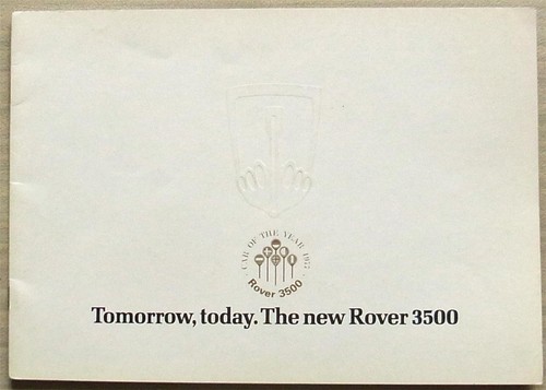 Rover 3500 car sales brochure - rover,