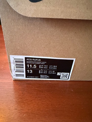 Size nike acg - 11.5,