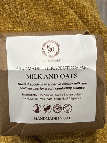 Milk and oats handmade soap - oats,