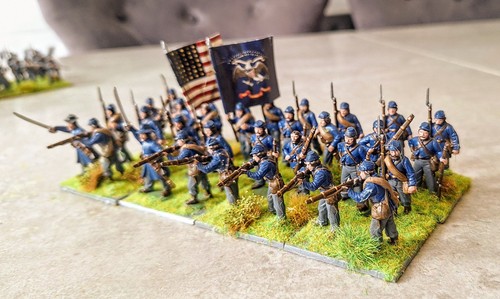 28mm acw union soldiers - 28mm,