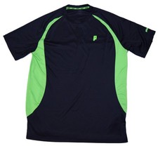 Prince Crew Tennis T‑Shirt Men’s XL Black Short Sleeve Sports Top VGC