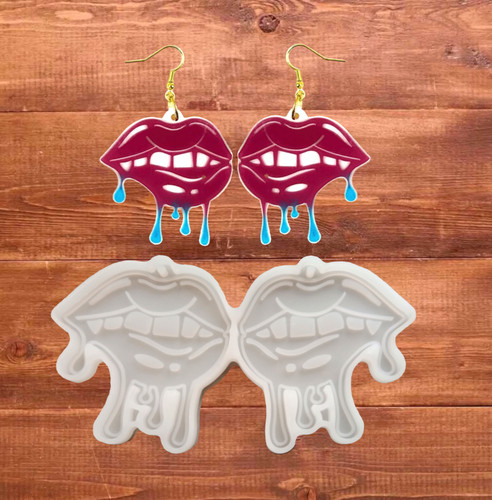Cute vintage style lips