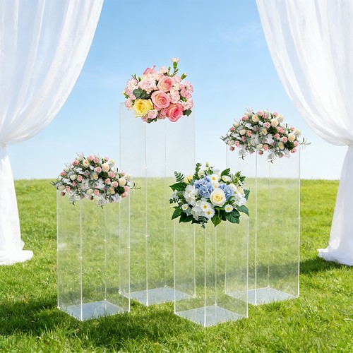 4pcs acrylic pedestal stand - 4pcs,