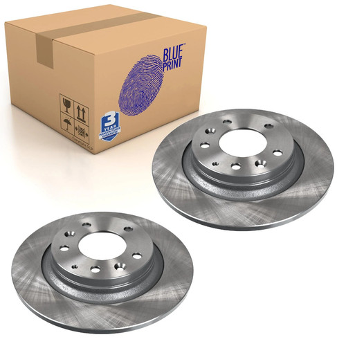 Pair rear brake disc fits - brake,