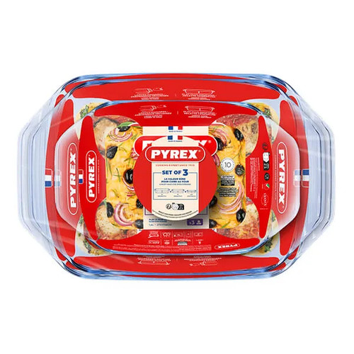 Pyrex piece roaster set - pyrex,