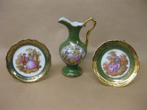 Limoges porcelain reine jug - limoges,
