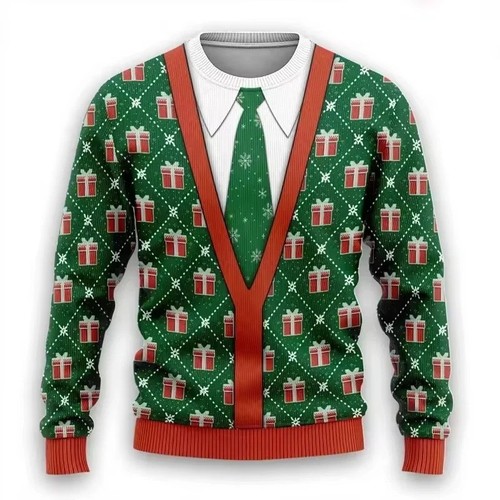 Mens ugly christmas sweater - mens,