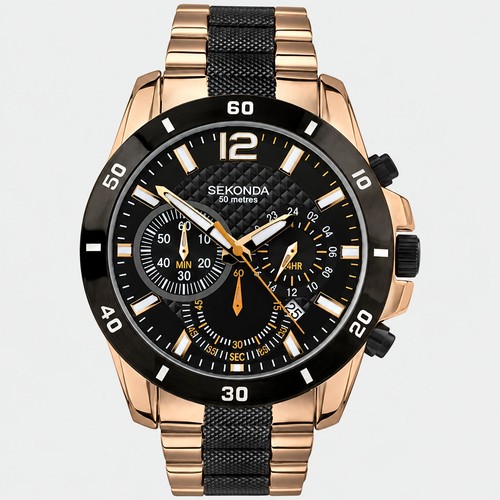 Sekonda gents chronograph - gents,