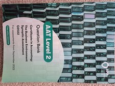 AAT LEVEL 2 BPP INTRO to BOOKKEEPING & PRINCIPLES OF BOOKKEEPING CONTROLS Q2022