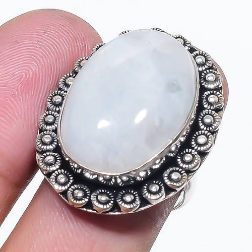 Rainbow moonstone gemstone - gemstone, 925