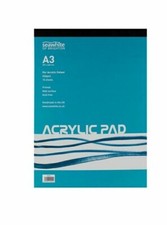 A3 Acrylic Painting Pad 15 sheets of 360gsm specialist acrylic painting paper