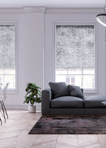 Crushed velvet blackout - crushed, roller