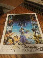 RAY HARRYHAUSEN AUTOGRAPHED 8x10 Sinbad Eye of the Tiger Collage signed auto 