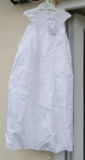 M&S White Christening Baby