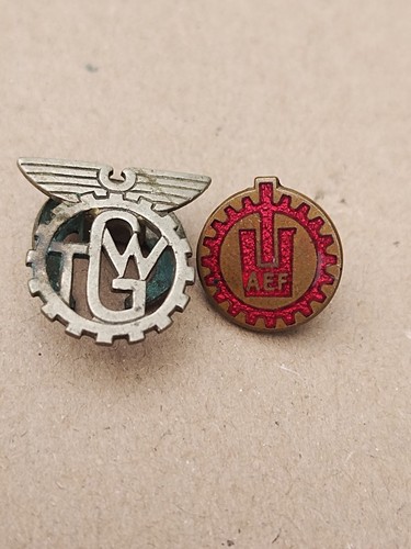 Vintage trade union badges - vintage,