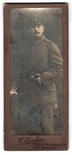 Photograph E. Zenker, Minden i/W., Bäckerstr. 25, Portrait Soldier in Field Unifor 