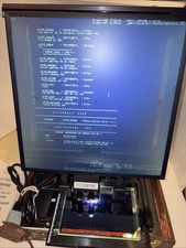 VTG VISIDYNE Microfiche Reader Model MK II-A Mag 24X W/ Locking Case PREOWNED