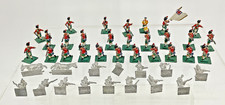 Pre-WW2 Vintage Hand-Painted Diecast Scottish Soldiers & Unpainted Soldiers
