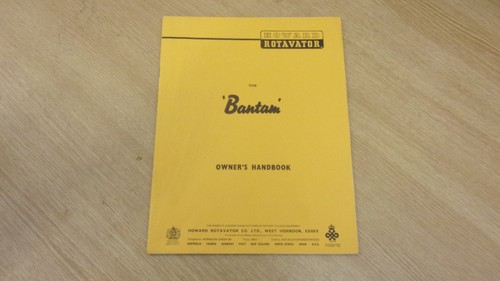 Howard rotavator bantams - howard,