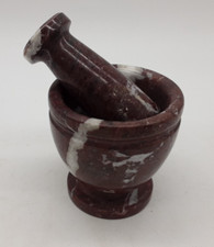 Onyx Small Mini  Pestle & Mortar  Kitchen Grinder Seed Crusher - 3 inches high