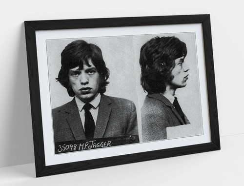 Mick jagger mugshot art - mick,