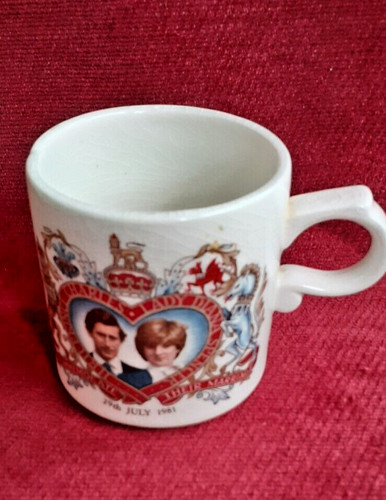 Two commemorative china cups - commemorative,