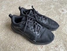 LADIES BLACK LACED TRAINER RUNNING SHOES SIZE 6