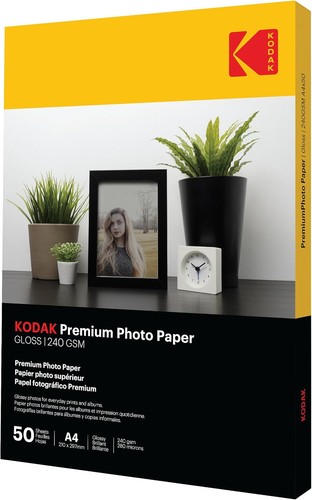 Kodak photo paper glossy - paper, a4
